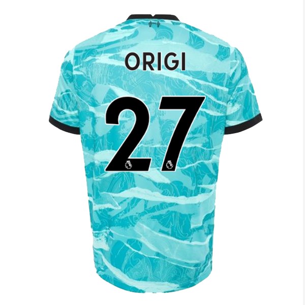 Trikot Liverpool NO.27 Origi Auswarts 2020-21 Blau Fussballtrikots Günstig